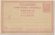 TURQUIE / TURKEY - 1884/91 - Mi.P14b 20p Pale Pink Mint Postal Card (writing On Back) - Covers & Documents