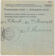 FINLANDE / SUOMI FINLAND 1929 KIVIJÄRVI To HELSINKI  Postiosoitus / Money-Order Card - Brieven En Documenten