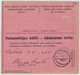 FINLANDE / SUOMI FINLAND 1927 HELSINKI To PERTELLI - Postiennakko-Osoitekortti / COD Address Card - Briefe U. Dokumente