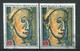 24825 FRANCE N°1673° 1F G. Rouault : Couleurs Touchant Le Cadre + Normal (non Inclus)  1971  TB - Used Stamps