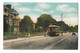 Postcard, Leicestershire, Leicester, London Road, Street, Tram, House. - Leicester