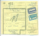 Belgique 1951 Bordereau De Collis à Bruxelles - Documents & Fragments