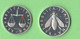 Italia 1 + 2 Lire 1988 Proof Coins Italie Italy - 1 Lira