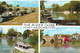 SCENES FROM THE RIVER OUSE, HUNTINGDONSHIRE, ENGLAND. UNUSED POSTCARD   Ls6 - Huntingdonshire