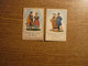 Lot De 2 Chromos/CPA Les Vieilles Provinces De France-La Manche-L'Aunis-Illustrateur Droit-Editeur Farines Jammet. - Droit