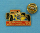 1 PIN'S //  ** F1 / ALAIN PROST / CHAMPION DU MONDE '93 / WILLIAMS-RENAULT ** - F1