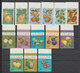 NORD VIETNAM - 1963/75 - NON DENTELES / IMPERF. ! - 7 SERIES COMPLETES /2 PAGES - FLEURS / PLANTES - FRUITS - Vietnam