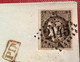 Nr.47 SUPERBE Lettre LYON LES TERREAUX 1871 30c Brun émission 1870 Bordeaux>London GB, Signé Scheller (France - 1870 Emission De Bordeaux
