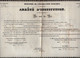 VP21.720 - PARIS X CAEN X MORTAIN 1841 - Au Nom Du Roi - Arrêté D'Institution - Mr Paul LE BAS Instituteur à ROMAGNY - Diploma's En Schoolrapporten