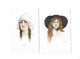 ILLUSTRATEUR - READING - 4 CP - Grace Feminine Tete De Femmes Avec Chapeaux Bon état - Reading