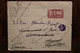 1940 Damas Syrie Rebuts Cover Empire Ottoman Levant France Royat Flamme Hedjaz - Storia Postale