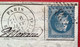 BALLON MONTÉ: Oblit RARE Étoile 33 + PARIS BT DE L’ HOPITAL 1871 (Yvert 800€ !) Lettre>Tours (France Guerre 1870 - War 1870