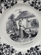 *ASSIETTE CREIL & MONTEREAU PORCELAINE OP. MACEDOINES N° 12 LA BONNE FERMIERE   E - Creil Montereau (FRA)