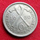 South Rhodesia 6 Pence 1950  Zimbabwe - Rhodesien