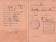 CARTE De CIRCULATION TEMPORAIRE - LENS - OCTOBRE 1939  - W.W.2.  (16 X11cm) - DEPARTEMENT Du PAS-DE-CALAIS - Documents