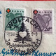 Franz. Zone Baden Rotes Kreuz Satz Mi 42A-45A WOLFACH 1949 Brief>Zürich (Bade Allemagne Française Croix Rouge Red Cross - Bade