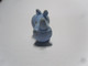 Figurine Petit Jouet HIPPOPOTAME Bleu - Sonstige & Ohne Zuordnung