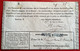 13B PERCÉ EN LIGNE Oblit PARIS BS2 RARE SANS L’ ANNÉE Lettre1853-62Empire Non Dentelé10c (France Colis Postal Train PLM - 1853-1860 Napoléon III.