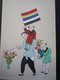 Chine Carte Peinte  Enfants Drapeau 1915  Cpa Entier Postal Republic China - China