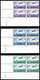 N°8/13, Série Avions Survolant Paris, Les Six Valeurs En Bloc De Quatre Coins De Feuilles Datés, TB (certificat)  Qualit - Posta Aerea