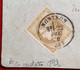 Delcampe - #43Ab NUANCE RARE BISTRE-VERDÂTRE(1000€)TTB Lettre NONTRON 1870 (Dordogne23) 10c Bordeaux Cert. Scheller (France - 1870 Bordeaux Printing