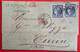 #46B SUPERBE Lettre GC 2240 MARSEILLE 1871 20c Bordeaux 1870 T.III R.2>TORINO ITALIA Signé Scheller (France - 1870 Emisión De Bordeaux