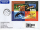 ROMANIA 2015: MAMMALS SPEED CHAMPIONS On REGISTERED Cover Circulated To Moldova Republic - Registered Shipping! - Cartas & Documentos