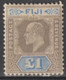 FIDJI - 1903 - RARE YVERT N°57 * MLH - COTE = 500 EUR - SIGNE - Fidschi-Inseln (...-1970)