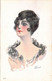 Illustrateur - Pickuiek - Portrait De Femme - Colorisé - Revis Stamca - Carte Postale Ancienne - Sonstige & Ohne Zuordnung