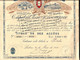 Beer. Title Of 10 Shares Of The Malt And Beer Company - Portugália, 1946. Barley. Old Germania Beer. Bier. Titel Von 10 - A - C