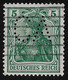 PERFIN DEUTSCHES REICH - 1905-19- Valore Usato Da 5 P. Figura Allegorica Con Perforzione - In Ottime Condizioni. - Perfin