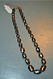 JOLI COLLIER En PIERRE Ou VERRE GRIS Nacré ART DECO Fermoir Doré 1940/50 N° 31 BIJOU ANCIEN VINTAGE - Necklaces/Chains