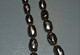 Delcampe - JOLI COLLIER En PIERRE Ou VERRE GRIS Nacré ART DECO Fermoir Doré 1940/50 N° 31 BIJOU ANCIEN VINTAGE - Necklaces/Chains