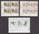Canada 1969-2012: Christmas 9 Blocks 4 Mint + Souvenir Sheet Circulated - Andere & Zonder Classificatie