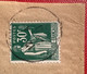 #280 PAIX 30c Vert UTILISATION RARE Sur Bande Journal TRANS EN PROVENCE VAR 20.4.1937>Neuchatel Suisse (France Lettre - Storia Postale