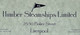 NAVIGATION PAVILLONS FLAGSHIPS ENTETE "H.S." HUMBER STEAMSHIPS Ltd Liverpool Circa 1950 SANS TEXTE B.E.V.SCANS - 1950 - ...