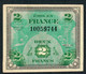 FRANCE P114 2 FRANCS 1944 DRAPEAU   XF-AU - 1944 Flag/France