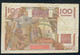 FRANCE P128 100 FRANCS   7.1.1954 #F.580   FINE - 100 F 1945-1954 ''Jeune Paysan''