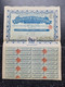 VP LOT 2 ACTIONS (V2302) COMPAGNIE COLONIALE FRANCAISE D' ELEVAGE ET D' ALIMENTATION DE MADAGASCAR (2 Vues) 1897 - Landwirtschaft