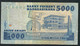 MADAGASCAR P73a 5000 FRANCS 1988 #CA  FIRST PREFIX  Signature 2  FINE 2 P.h. - Madagaskar