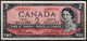 CANADA 1954 BANKNOTES QUEEN ELIZABETH II VF!! - Canada
