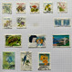 COLLECTION DE 46 TIMBRES NEUFS ET  OBLITERES DU BRESIL SUR CHARNIERE SUR FEUILLE CARTONNEE - Collections, Lots & Series