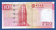 MACAU - Banco Da China - P.108a – 10 Patacas 2008 UNC, Serie AG 071927 - Macau