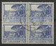 SOUTH AFRICA....KING GEORGE VI....(1936-52..)......3d X BLOCK OF 4.......SG59.......GOOD CDS.......USED... - Blocks & Kleinbögen