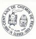 FRANCE - Entier CP 2,10 Briat - Obl. Temporaire "Cent Ans De Chemin De Fer - 74 CLUSES" 16/17 Juin 1990 - Cachets Commémoratifs