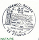 FRANCE - Entier CP 2,10 Briat - Obl. Temporaire "75 Ans De La Ligne De Chemins De Fer Franco Suisse - 25 FRASNES" 1990 - Cachets Commémoratifs