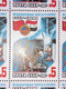 RUSSIA MNH (**)1987 Soviet-Syrian Space Flight  Mi 5737-39 - Hojas Completas