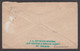 1917 Envelope With 1d Vermilion Embossed Cheque Stamp Tied By St. Helens Cds - Fiscali