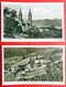 2 X Basilika Vierzehnheiligen - Luftbild - Bad Staffelstein Wallfahrt Kirche Franken Bayern Echt Foto Kleinformat - Lichtenfels