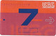 @+ Carte Cinema UGC : 7 Jours Rouge - 2004 - Verso S Epais - France - Movie Cards